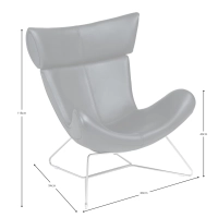 Emola Fotel z włoskiej skóry: Nowoczesny fotel o wysokiej jakości wzornictwie