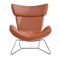 Emola Chair in Italian Leather : Modern armchair of premium design