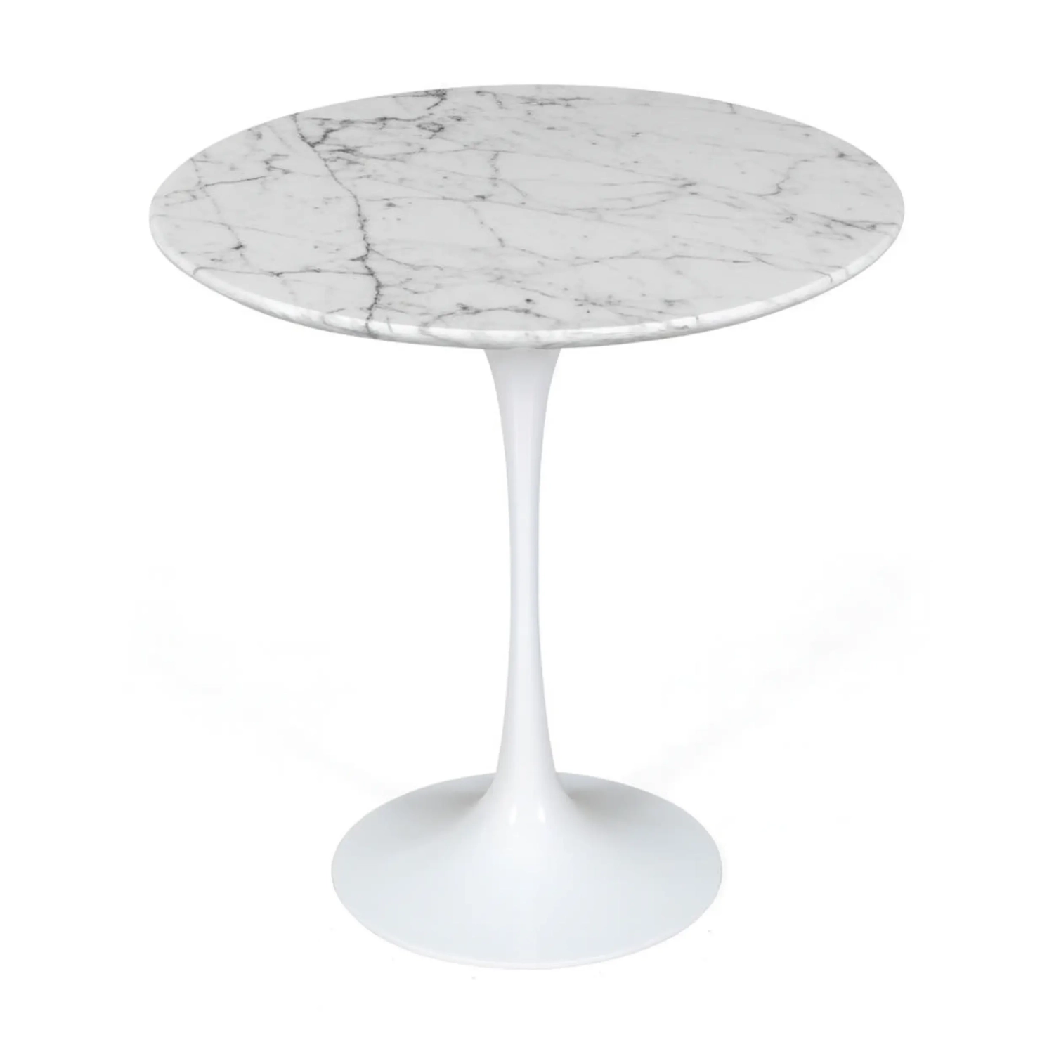 Tavolino Inspiration Tulip Side Marmo di Carrara Ø50 cm | Mobilie Design
