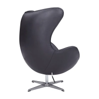 Ispirazione di Egg Chair di Pelle - Poltrona da Disegno Premium - Mobilie Design