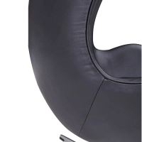 Ispirazione di Egg Chair di Pelle - Poltrona da Disegno Premium - Mobilie Design