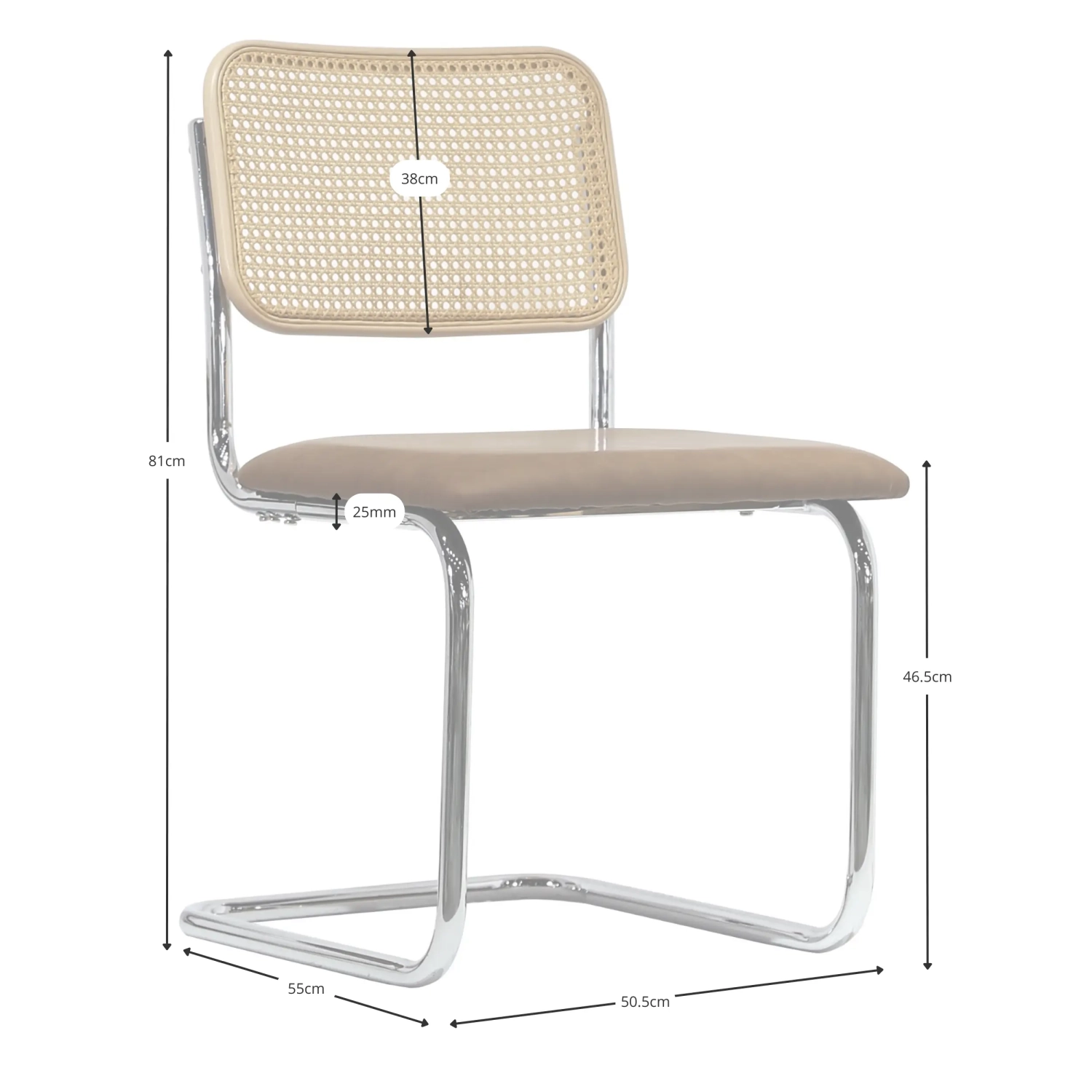 Krzesło Cesca produkcji rzemieślniczej - Krzesło rattanowe - Design Furniture