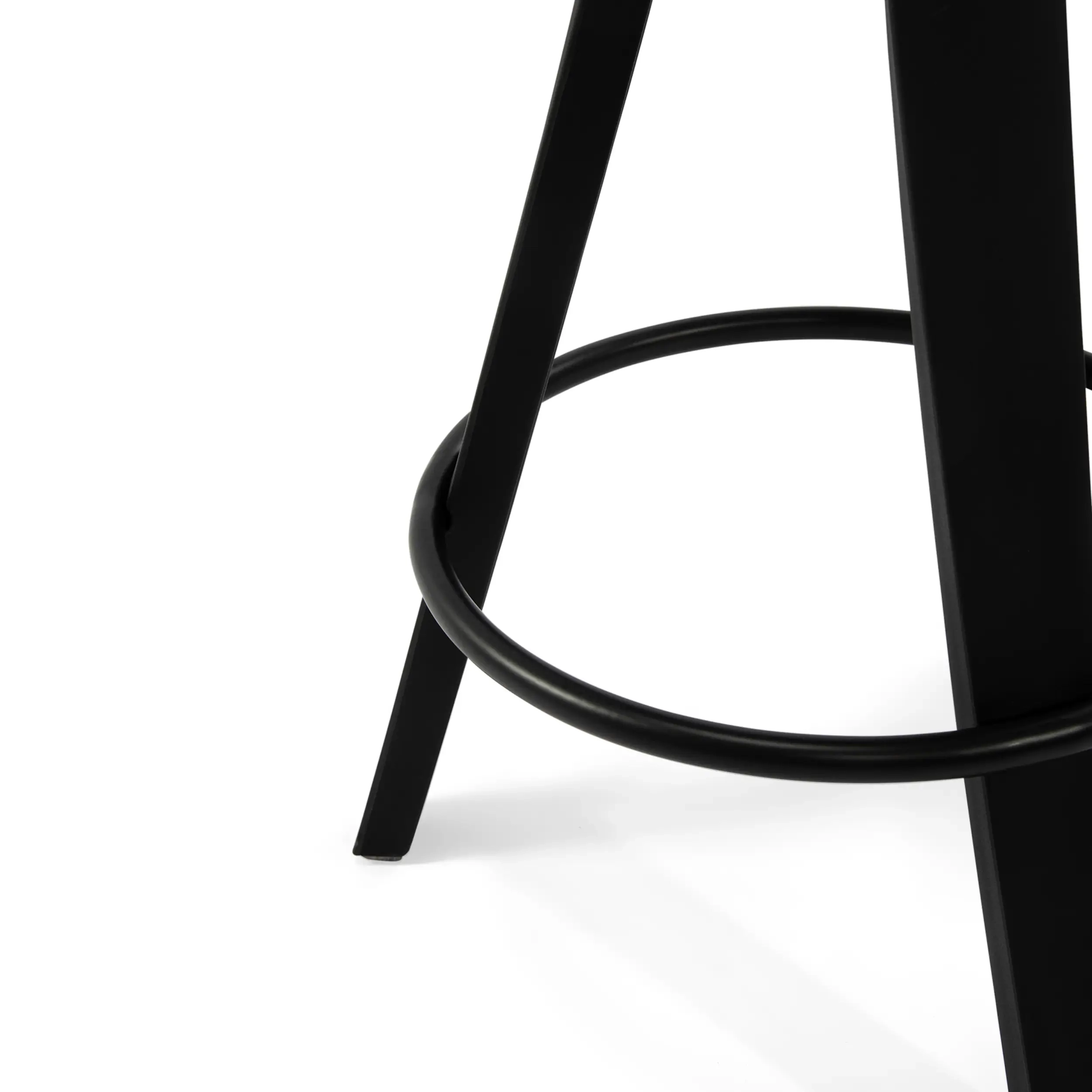 Stolička Deco design s bukovým a koženkovým sedákem