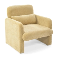 Sillón Bristol minimalista tapizado | Espuma alta densidad