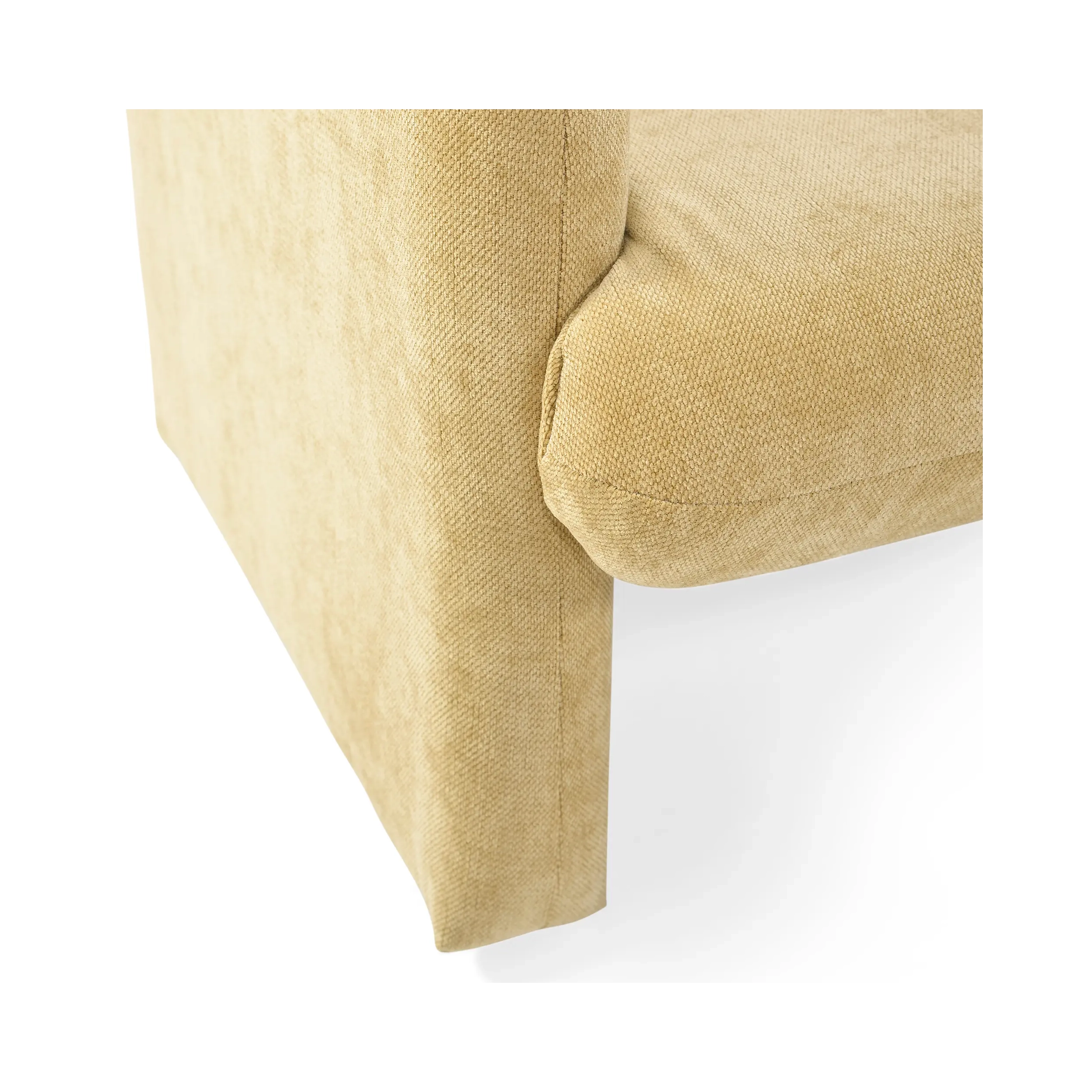 Minimalistyczny fotel tapicerowany Bristol tapicerowany pianką o wysokiej gęstości