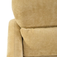 Minimalistischer gepolsterter Sessel Bristol, gepolstert mit hochdichtem Schaumstoff