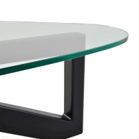 Mesa de centro de diseño en cristal templado - Nodda