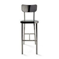 Hocker edelstahl verchromt hoch - Delawere
