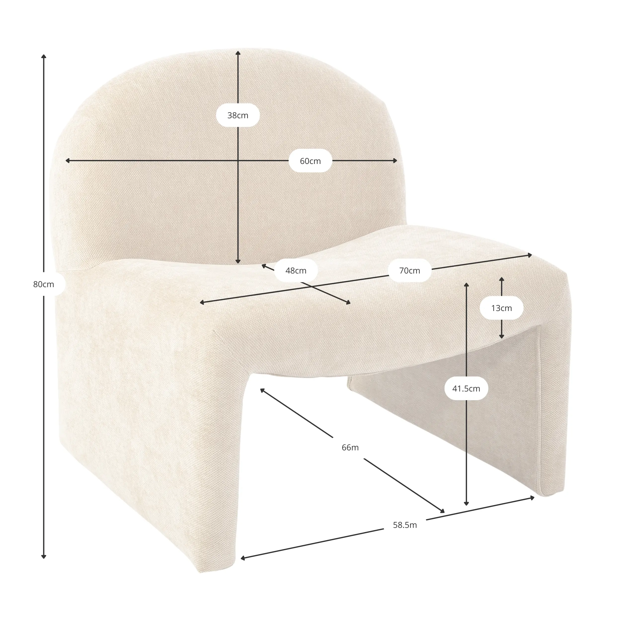 Gepolsterter Designersessel Basel, minimalistischer und komfortabler Stil