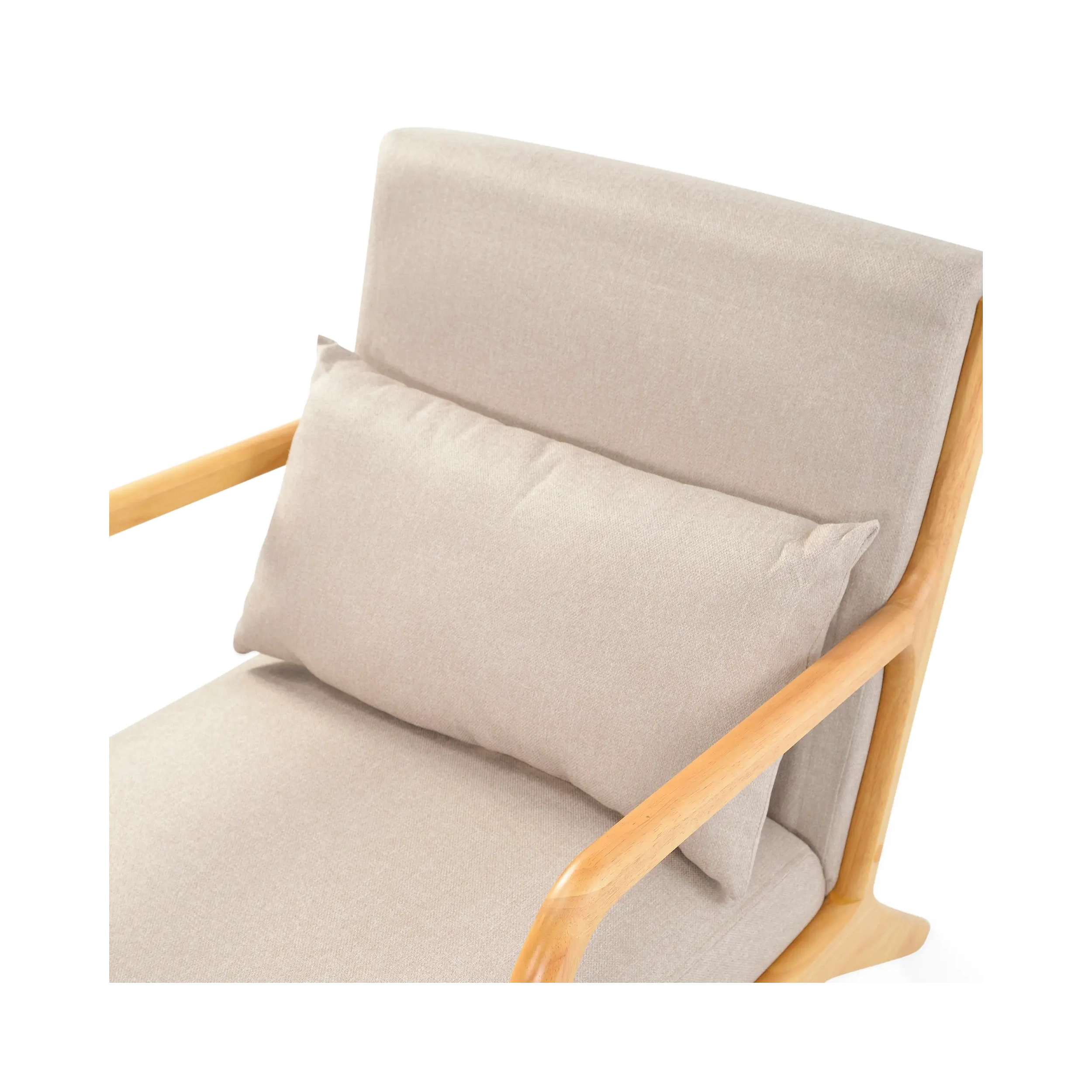 Sessel skandinavisch mit Lendenkissen - Colmar