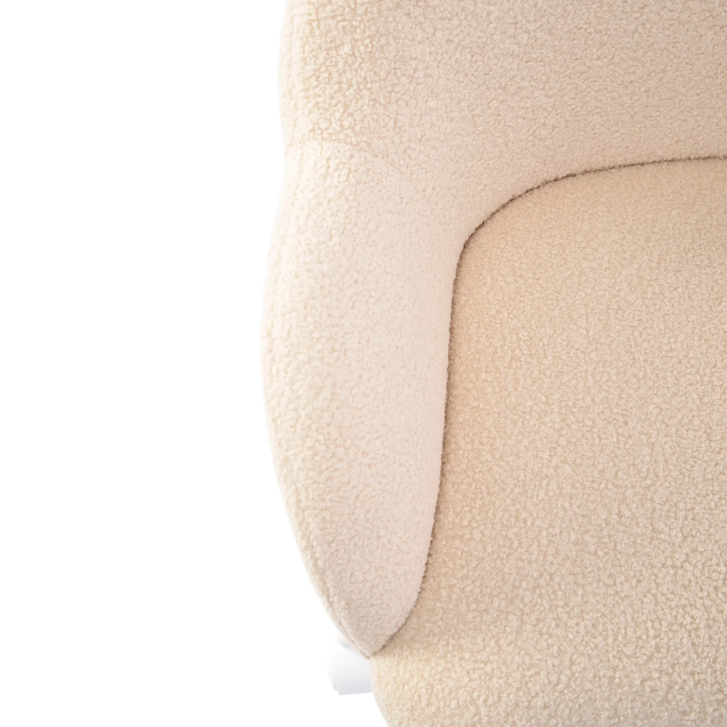 Silla de oficina bouclé con altura regulable - Notorius