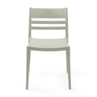 Chaise empilable en polypropylène pour usage extérieur - Creta