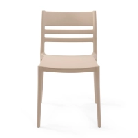 Chaise empilable en polypropylène pour usage extérieur - Creta