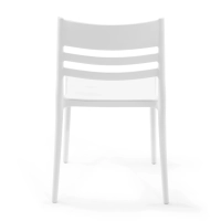 Silla apilable de polipropileno apta para exterior - Creta