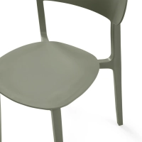 Sedia design impilabile in polipropilene - Sun
