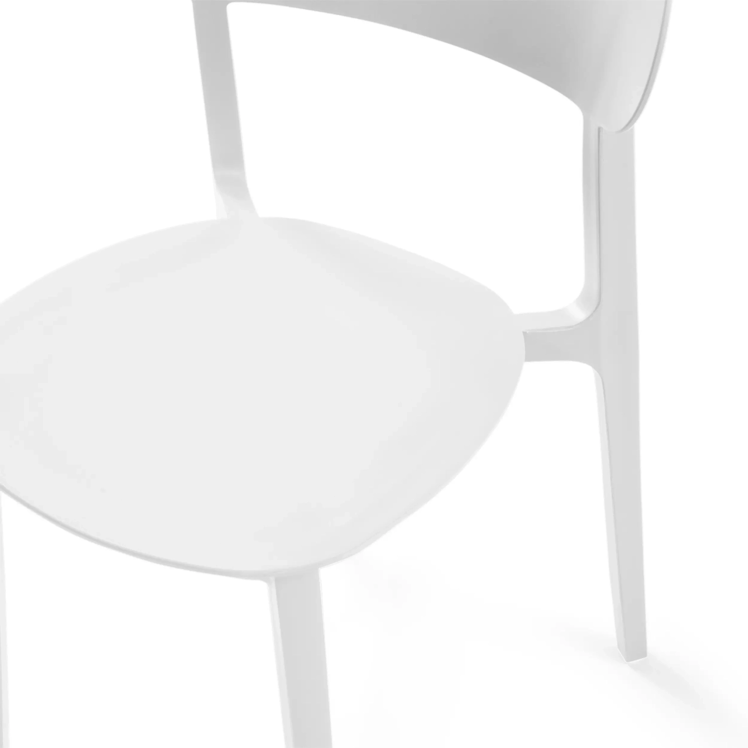 Stapelbar designstol i polypropylen - Sun