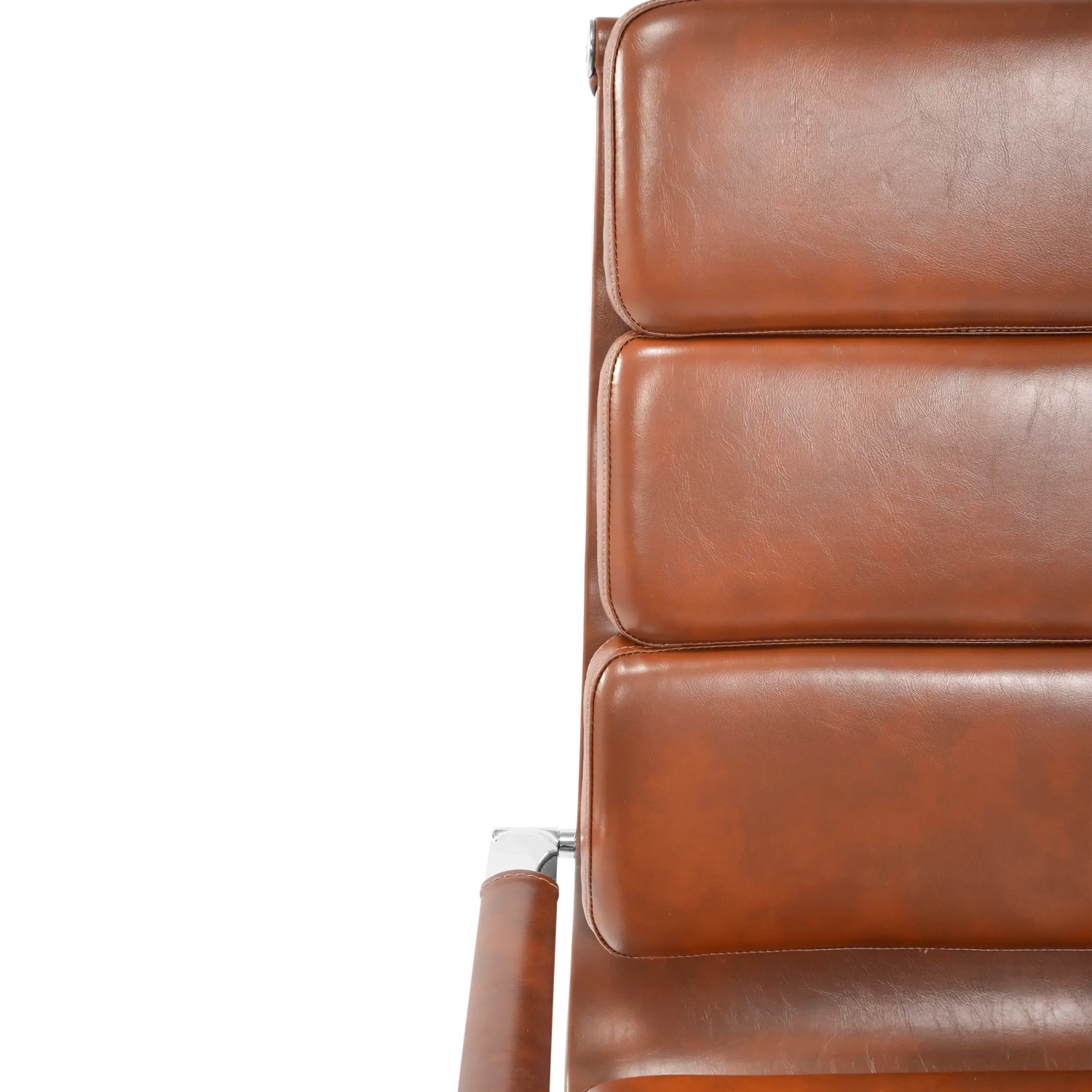 Silla de oficina moderna tapizada en polipiel | Confort y estilo profesional