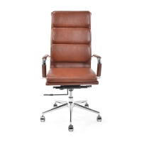 Chaise de bureau moderne recouverte de similicuir | Confort et style professionnel