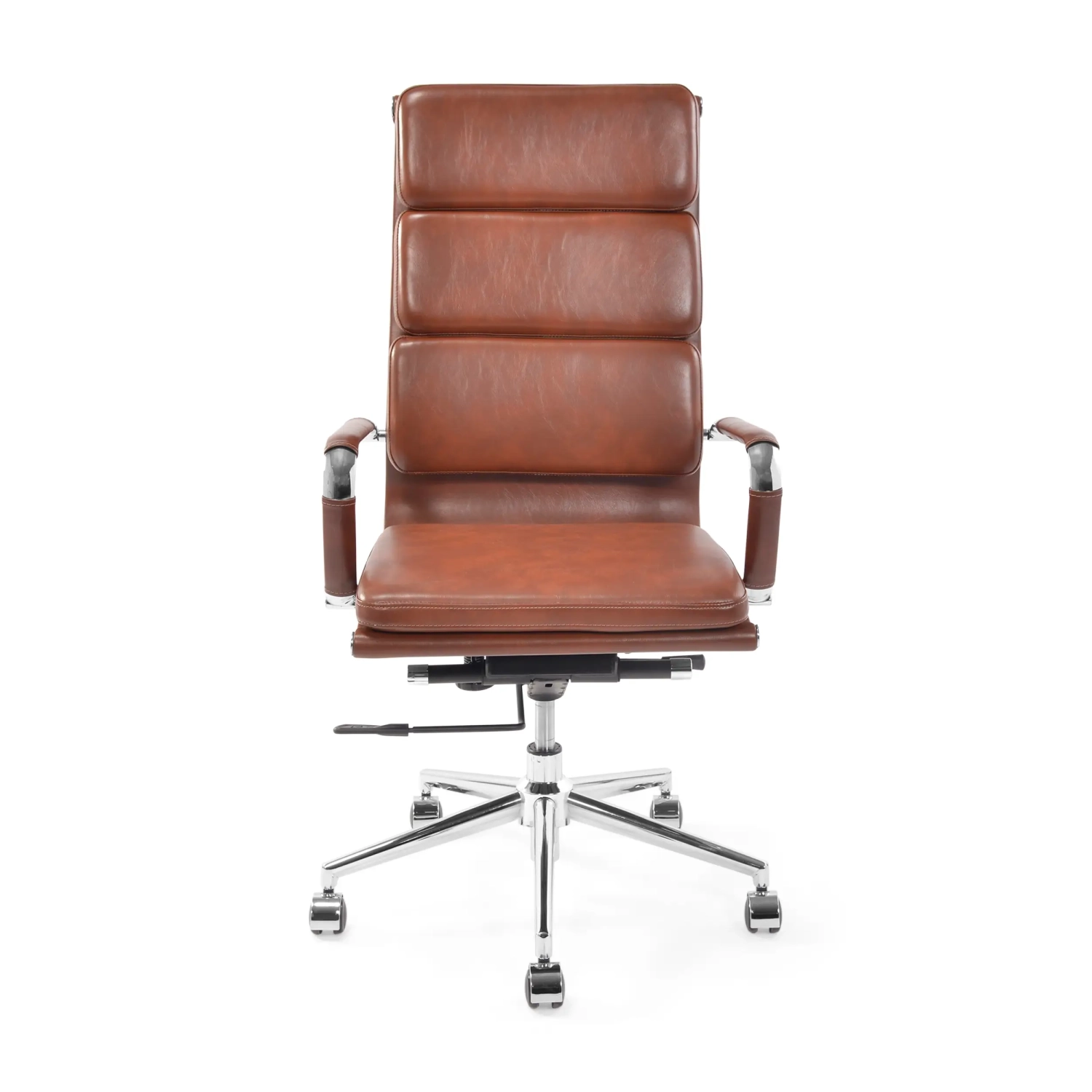 Moderne bureaustoel bekleed met kunstleer | Comfort en professionele stijl
