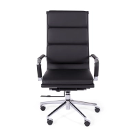 Task Italian nahkainen toimistotuoli korkealla selkänojalla | Elegantti muotoilu