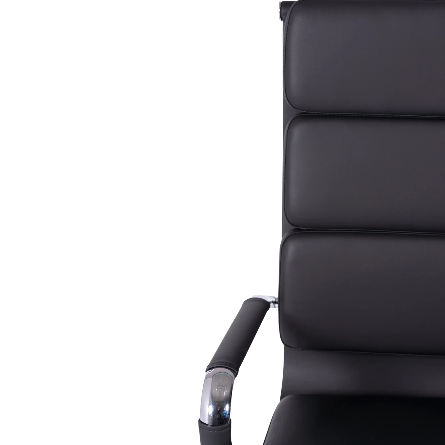 Task Kontorsstol i italienskt läder med hög rygg och elegant design