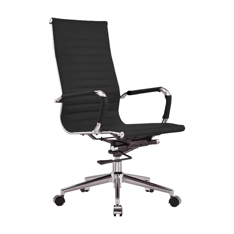 Task Hochlehner Bürostuhl aus italienischem Leder | Ergonomie & Professioneller Stil
