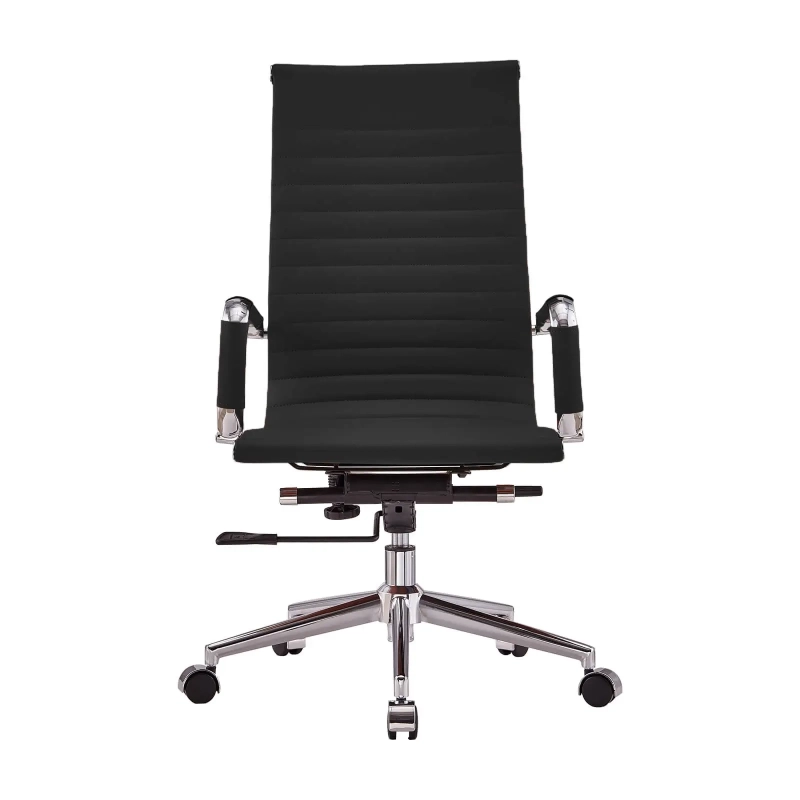 Task Kontorsstol i italienskt läder med hög rygg | Ergonomi och professionell stil