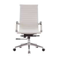 Task Hochlehner Bürostuhl aus italienischem Leder | Ergonomie & Professioneller Stil