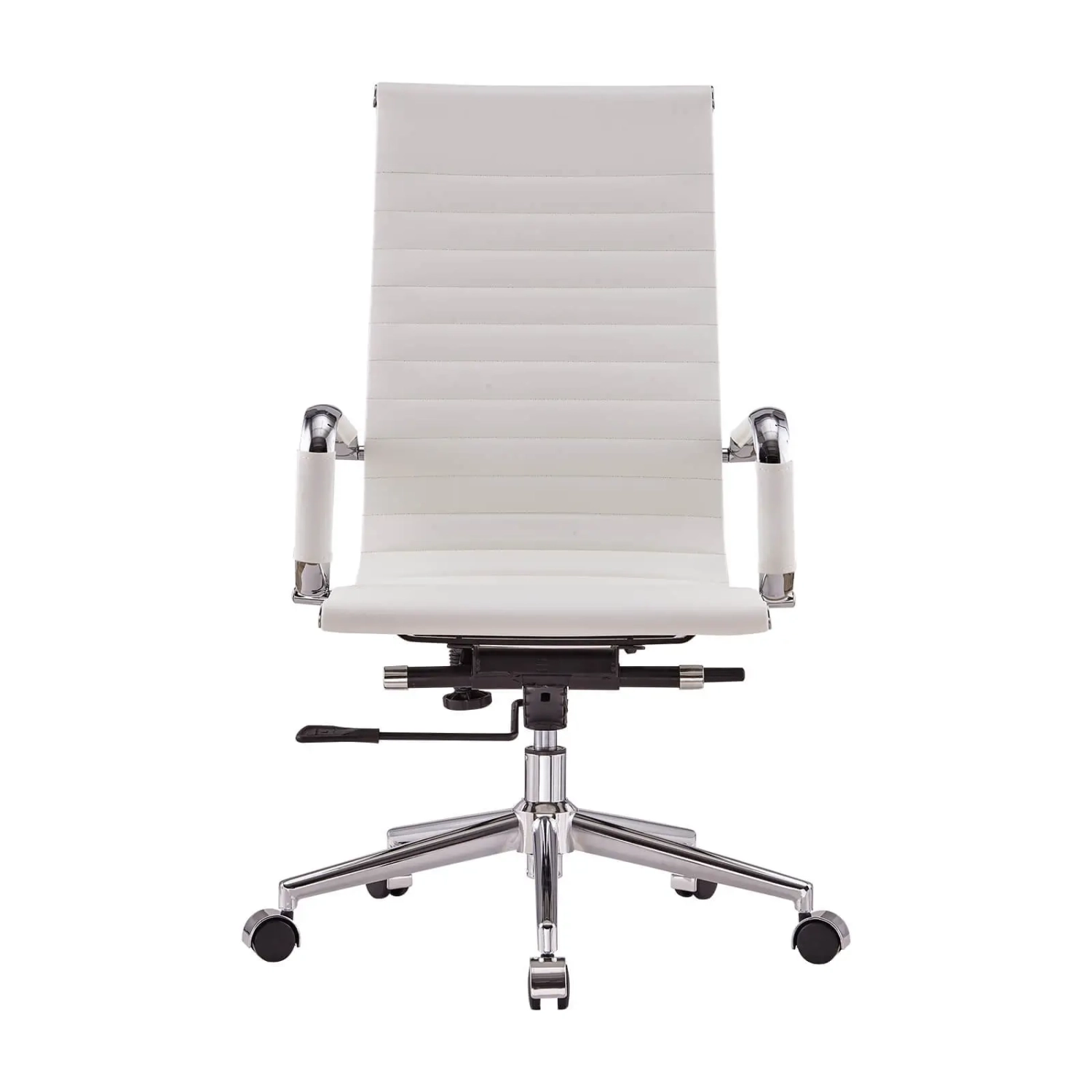 Task Kontorsstol i italienskt läder med hög rygg | Ergonomi och professionell stil