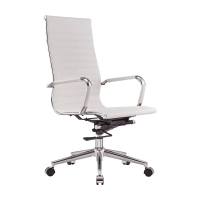 Task Hoge Rug Italiaanse Leren Bureaustoel | Ergonomie & Professionele Stijl