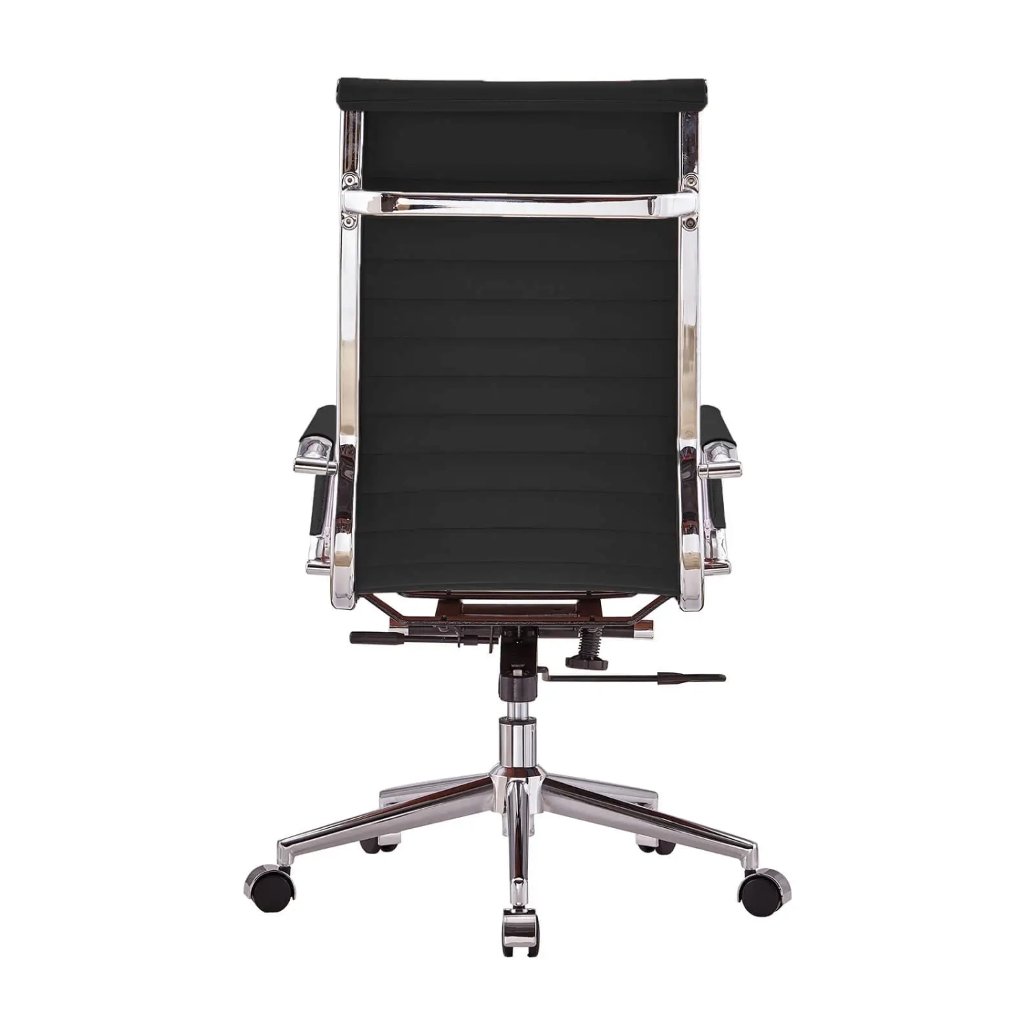 Korkeaselkäinen italialainen nahkainen toimistotuoli | Ergonomia ja ammattimainen tyyli