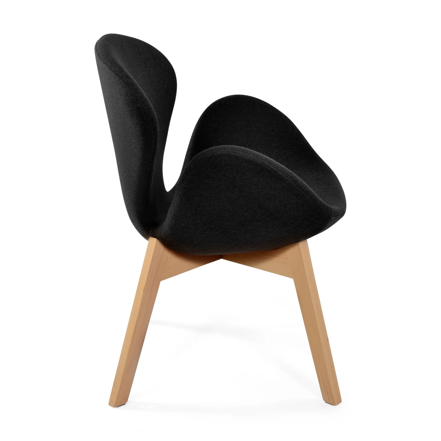 Swart fåtölj - moderna fåtöljer - designmöbler