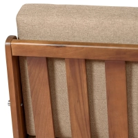 Sofá Industrial Daneu tapizado en algodón-Sofas de Madera-Mueble Design