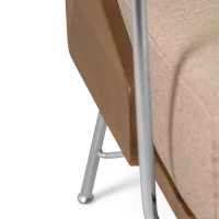 Industriële Sofa Daneu bekleed met katoen - Houten Sofas - Mobelarium