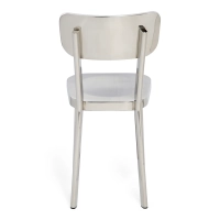 Židle Delawere z nerezové oceli : Elegantní průmyslový design