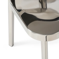 Silla Delawere de acero inoxidable | Diseño industrial elegante