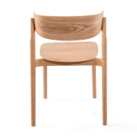 Naturalne jesionowe krzesło do jadalni Notorius | Elegancki design skandynawia