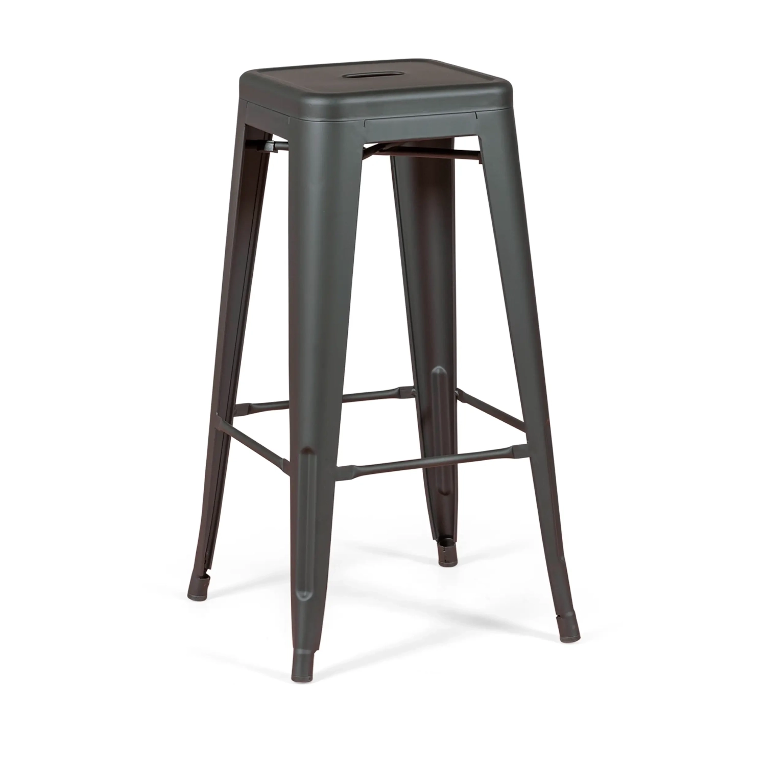 Bistro sgabello industriale Matt 76CM bianco - Sgabelli e sedie industriali
