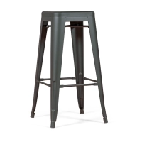 Bistro sgabello industriale Matt 76CM bianco - Sgabelli e sedie industriali