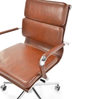 Cadeira de escritório estofada Task Design clássico e conforto moderno