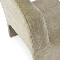 Sillón de diseño tapizado Basel, estilo minimalista y cómodo