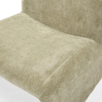 Poltrona imbottita di design Basel, stile minimalista e confortevole