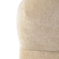 Cadeirão de design estofado Basel, estilo minimalista e confortável