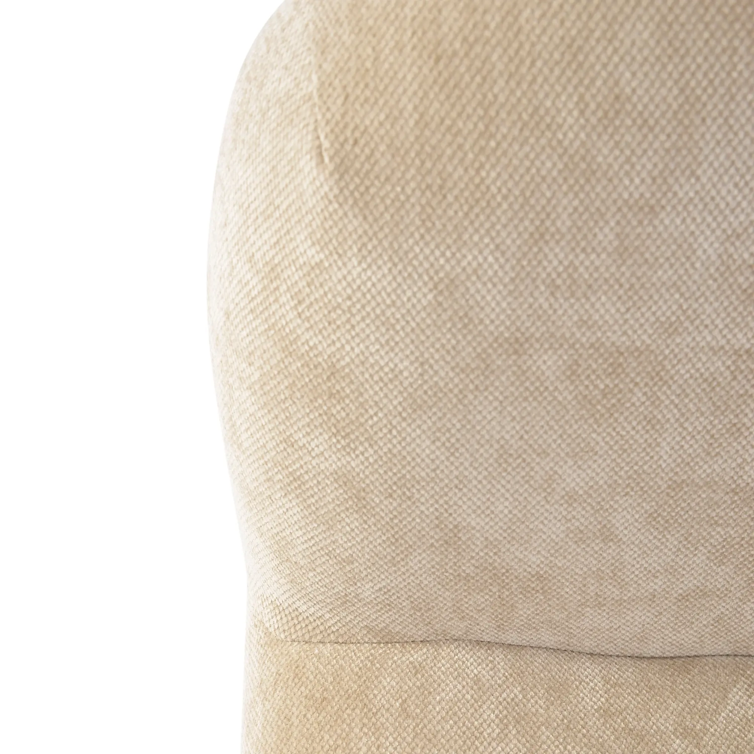 Basel upholstered design armchair, minimalist and comfortable style