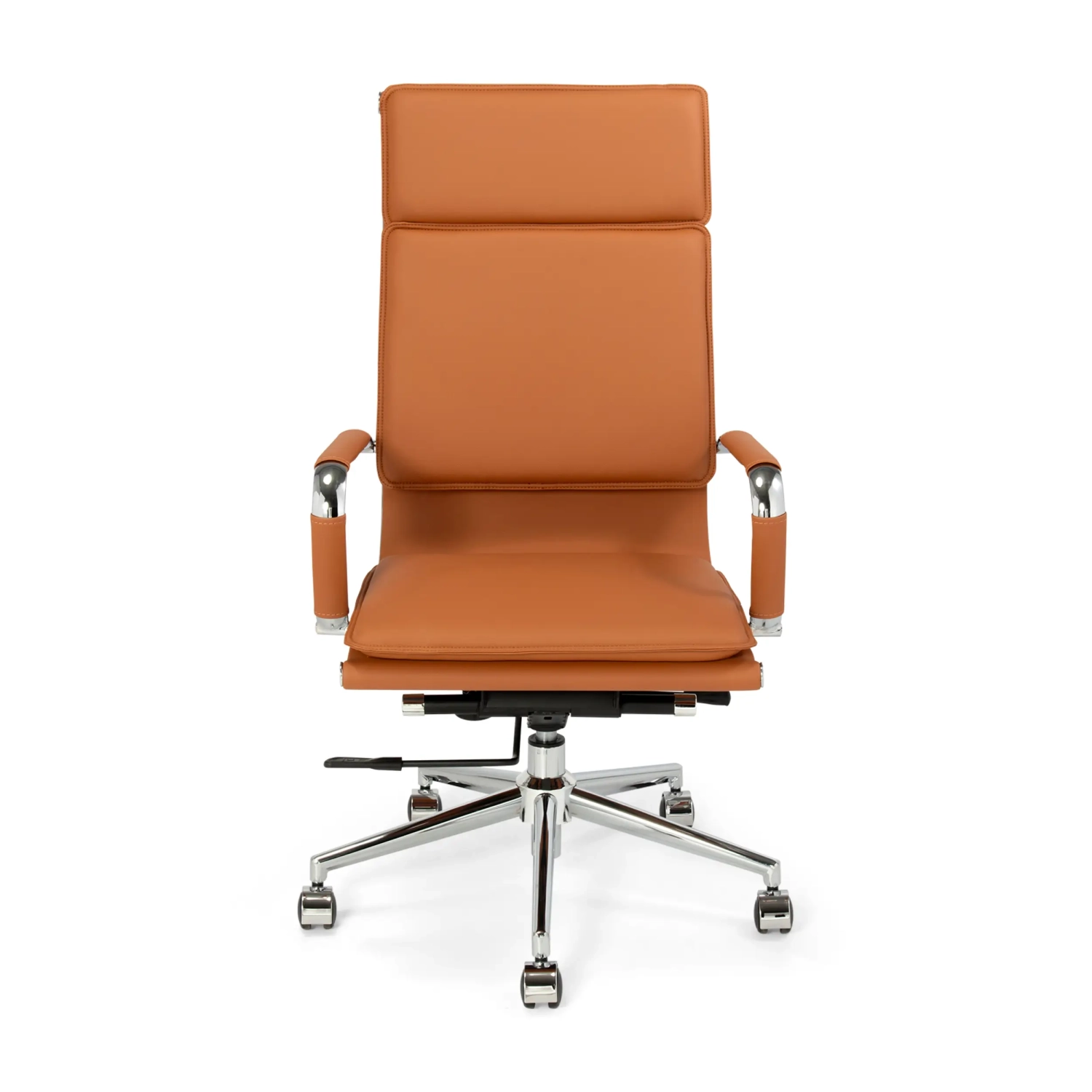 Sedia da ufficio Studio con schienale alto | Sedia da scrivania ergonomica in ecopelle