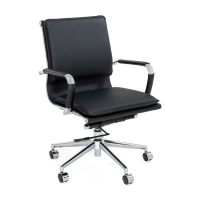 Studio-bureaustoel met lage rugleuning | Ergonomisch, modern ontwerp