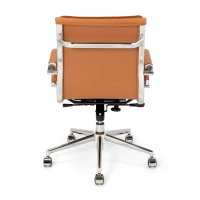 Studio-Bürostuhl mit niedriger Rückenlehne | Ergonomisches, modernes Design