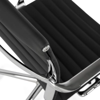 Cadeira de escritório em pele com encosto baixo « Task » Executive | Cadeira de escritório de gama alta