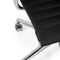 Task -Executive-Bürostuhl aus Leder mit niedriger Rückenlehne | Hochwertiger Bürostuhl