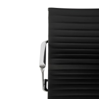 Fauteuil de bureau en cuir à dossier bas « Task Executive » | Fauteuil de bureau haut de gamme